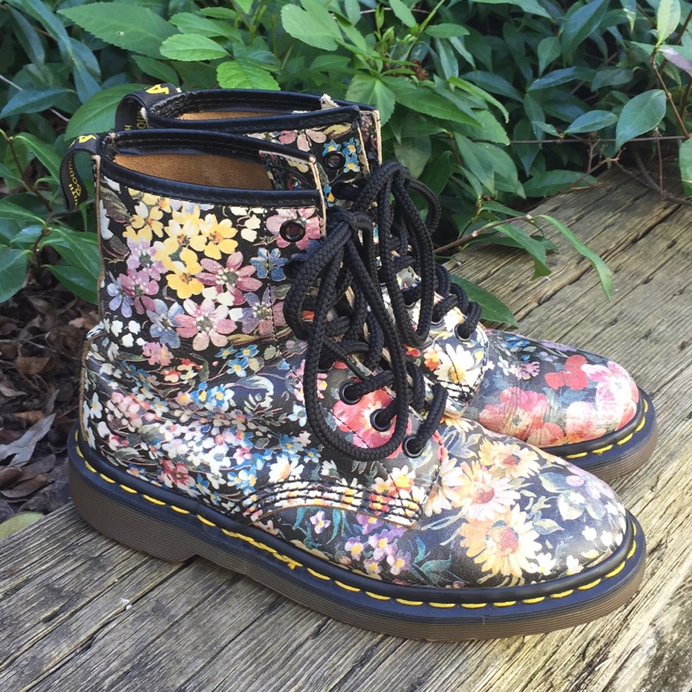 RARE VINTAGE Dr Martens Sienna Miller 90's Floral